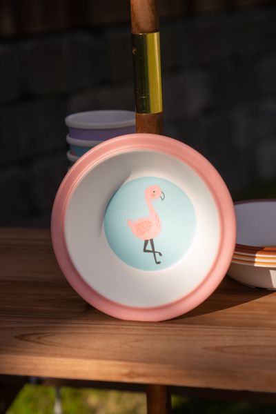 Hovedbilde Play barneskål – 400 ml – flamingo