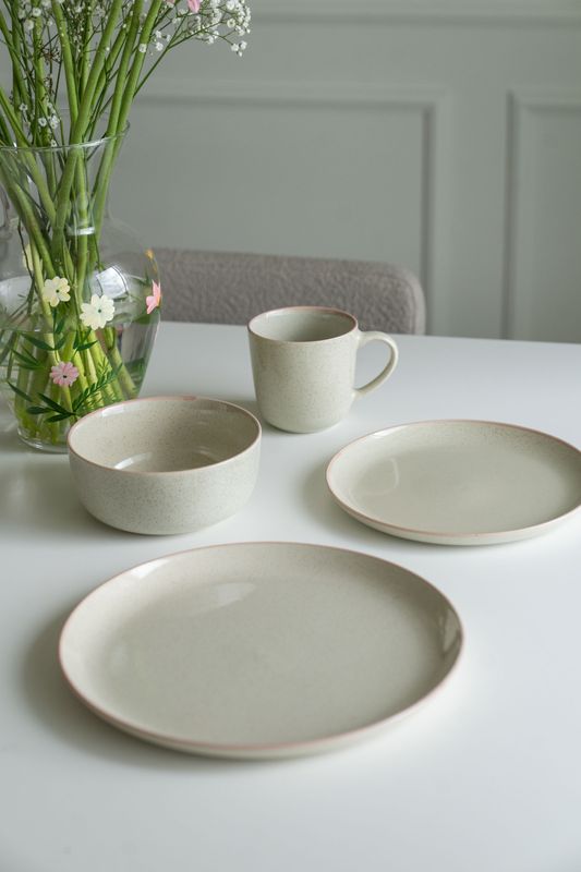 Sand tallerken – Ø27 cm