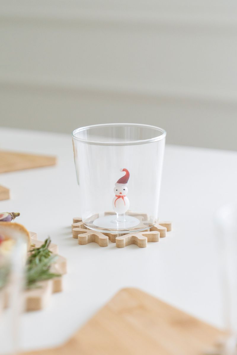 Vannglass - Snømann