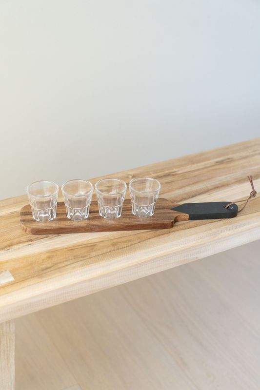 Shotplanke – 44 ml – 4 glass