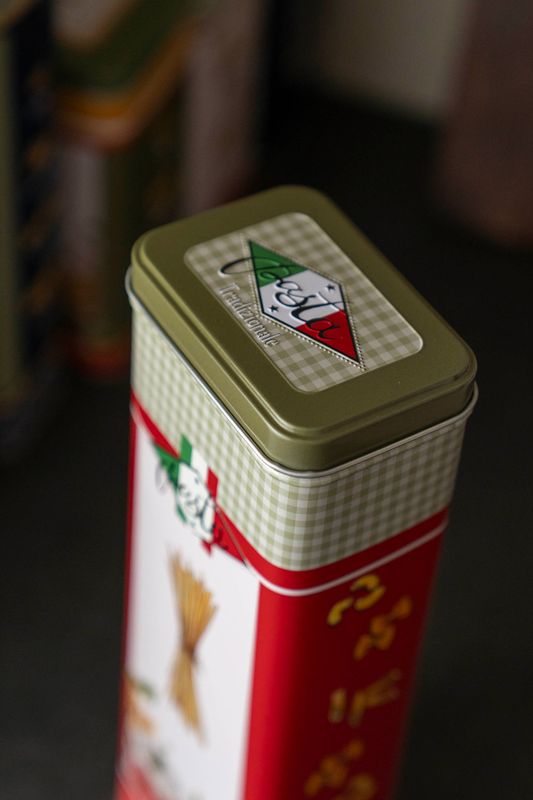 Milano Oppbevaringsboks Pasta – 9,5×7,5×H19,5cm – Grønn