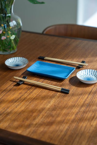 Hovedbilde Sushisett med brett og skåler – 7 deler