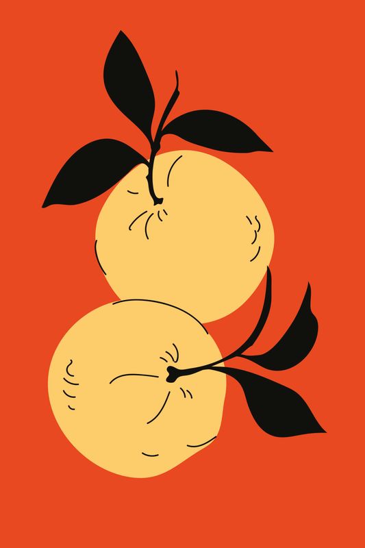Poster - Appelsin 2