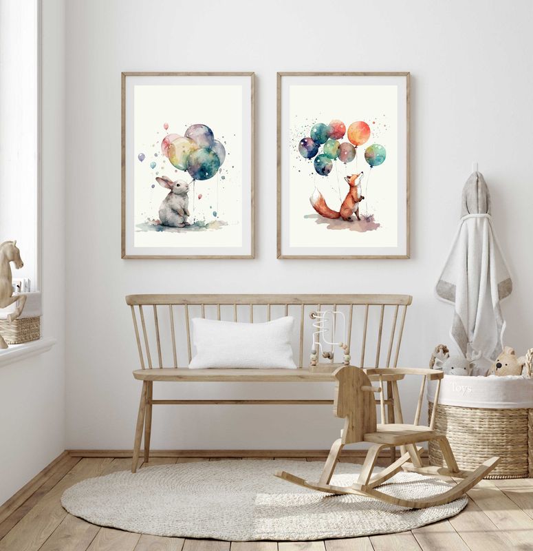 Poster - Fargeballonger Rev