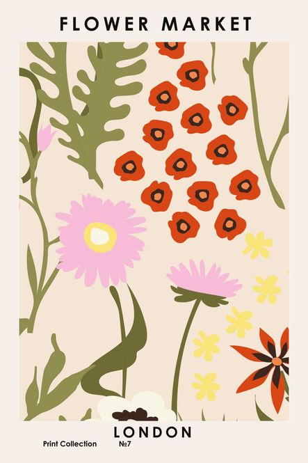 Hovedbilde Poster - Botanisk Flower Market