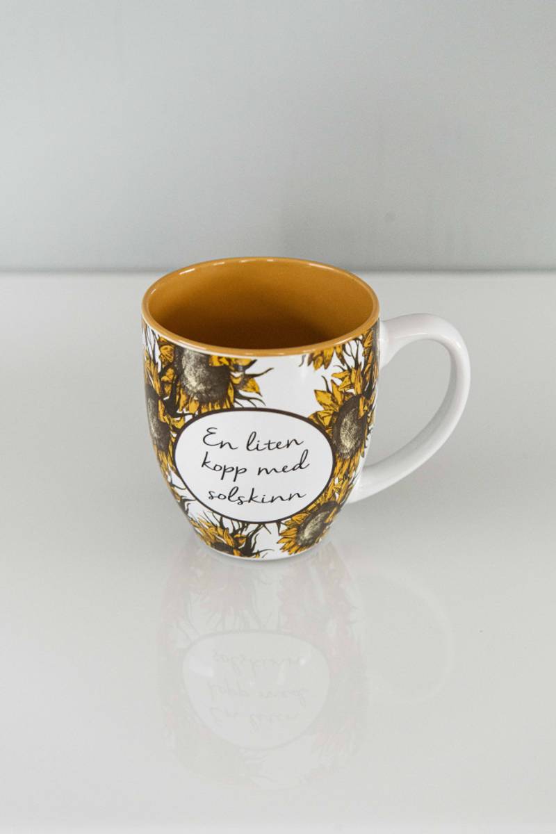 Kopp - GLEDESSPREDER - En liten kopp med solskinn 20cl