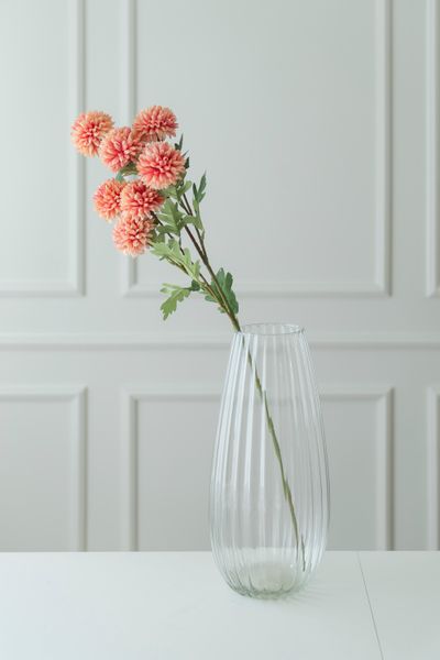 Hovedbilde Kunstig Blomst Krysantemum 77cm - Beige/Rosa