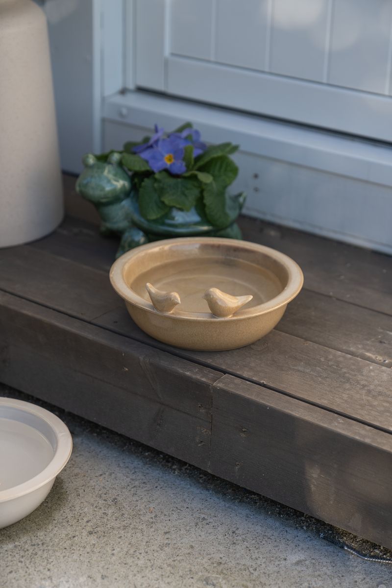 Fuglebad 24cm - Oker 
