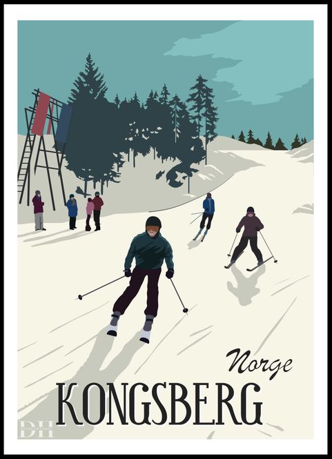 Hovedbilde Poster - Kongsberg