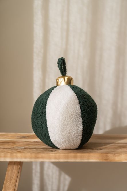 Hovedbilde Julekule Pute 23cm - Grønn