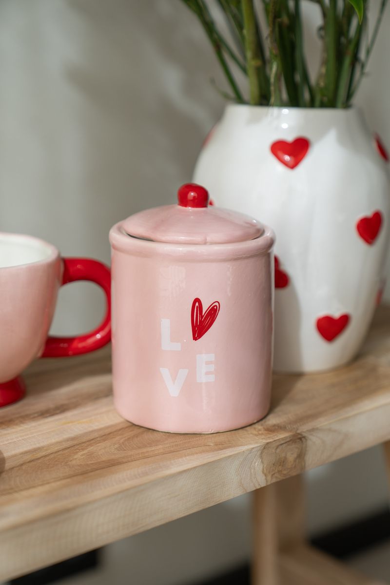 Alma krukke – 600 ml – Rosa