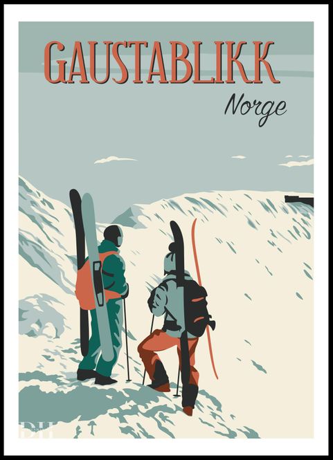 Hovedbilde Poster - Gaustablikk