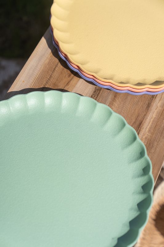 Soft tallerken – Ø27,5 cm – grønn