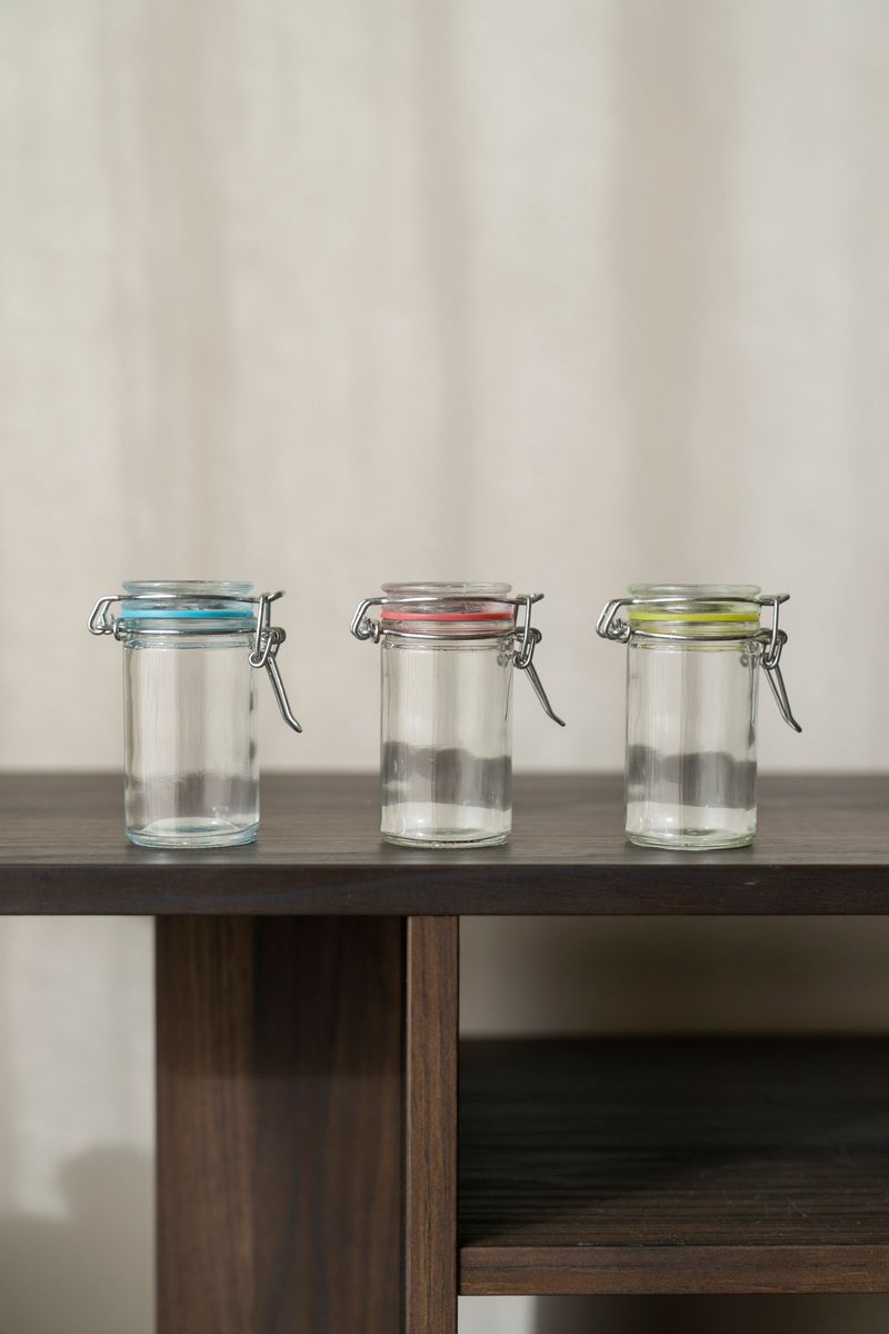 Glasskrukke 80ml - Grønn