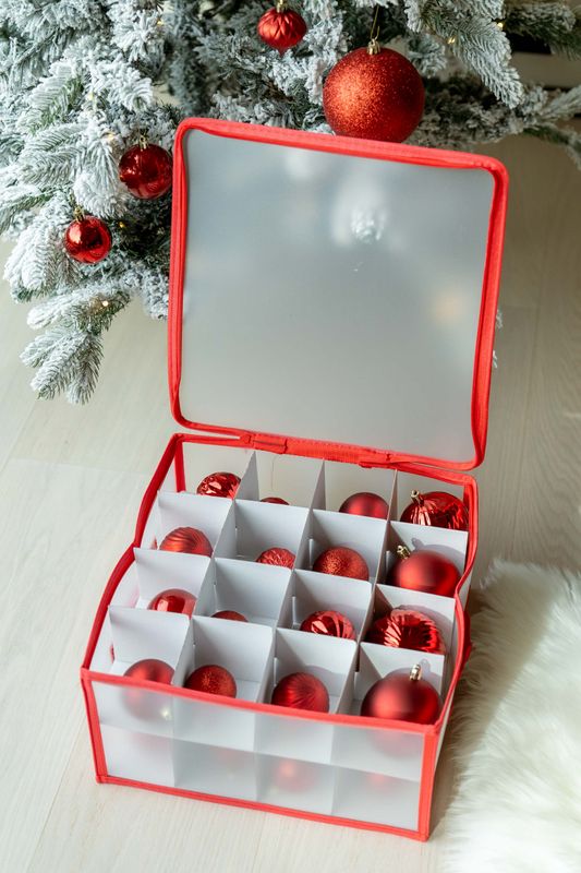 Julekuleoppbevaring 34x34x17cm