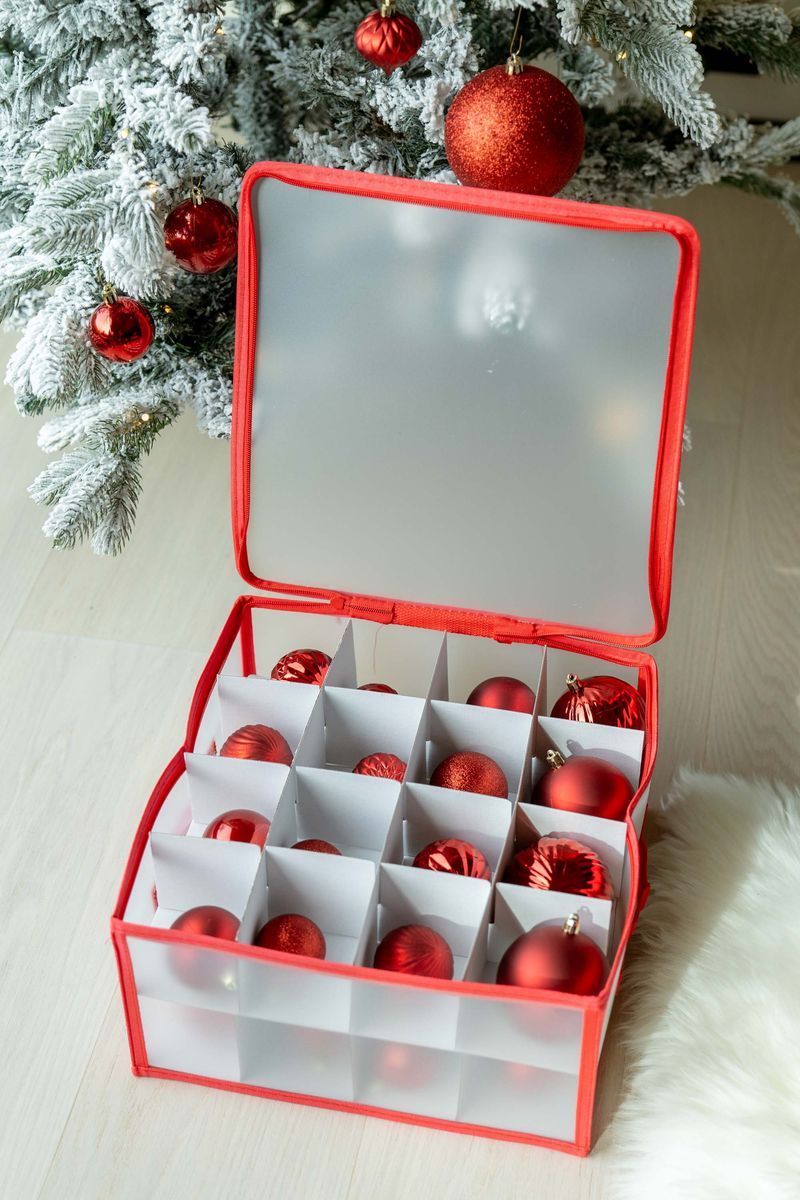 Julekuleoppbevaring 34x34x17cm