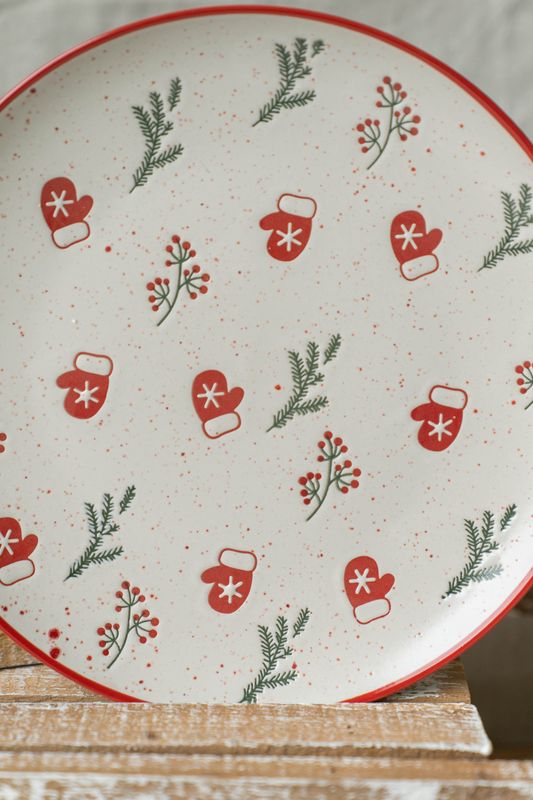 Julehilsen Tallerken 26,5cm - Vott
