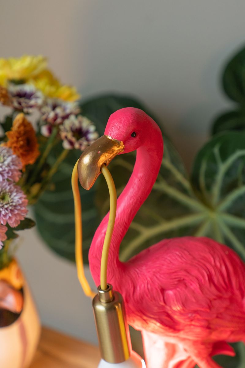 Lampe Flamingo 45cm Rosa