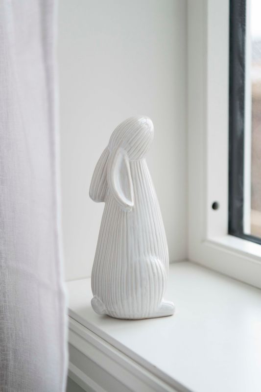 Collette - Kanin - Riller 22cm - Ører Ned