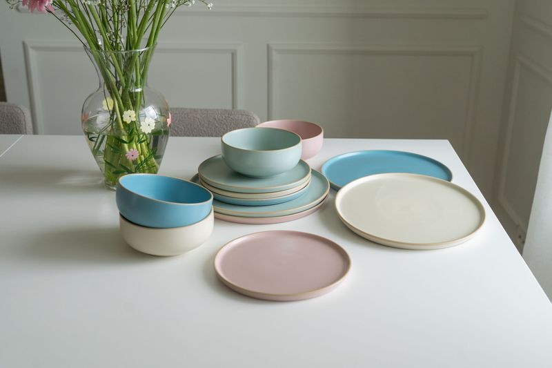 Harmoni - Tallerken – Ø21 cm – Beige