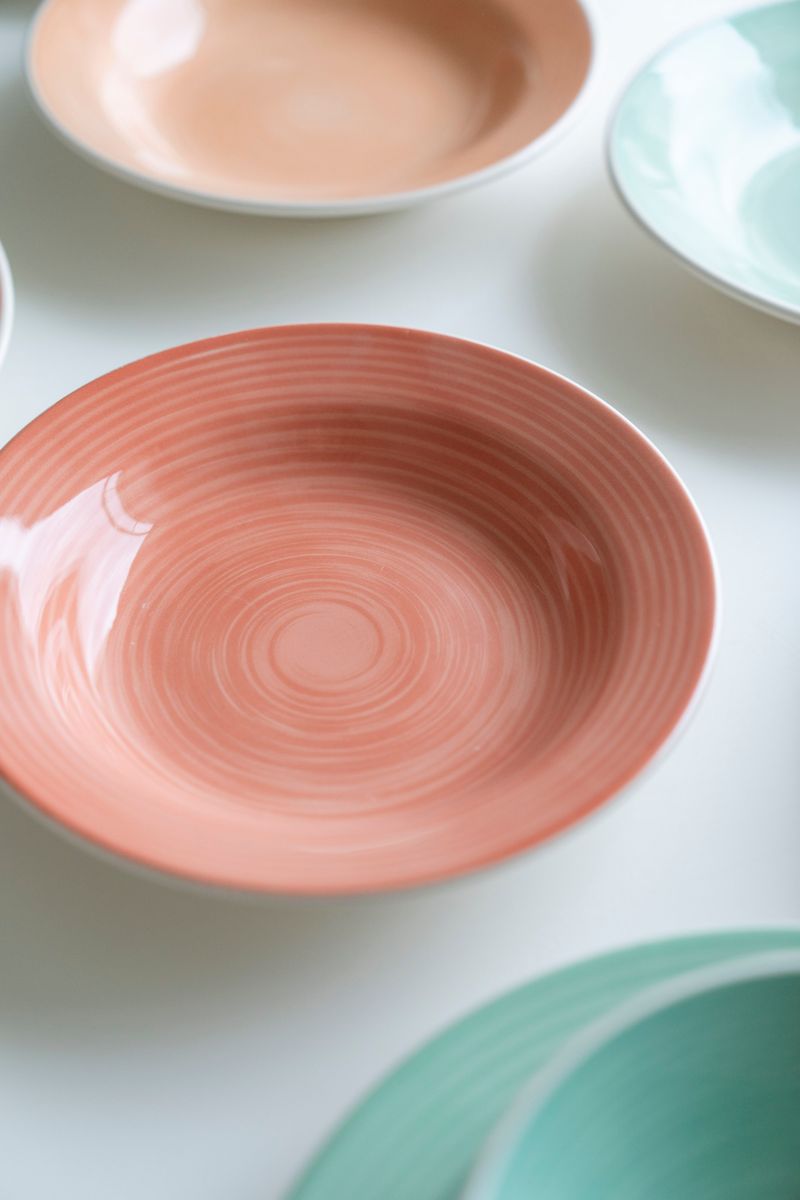 Virvelvind - Skål 22cm Rød