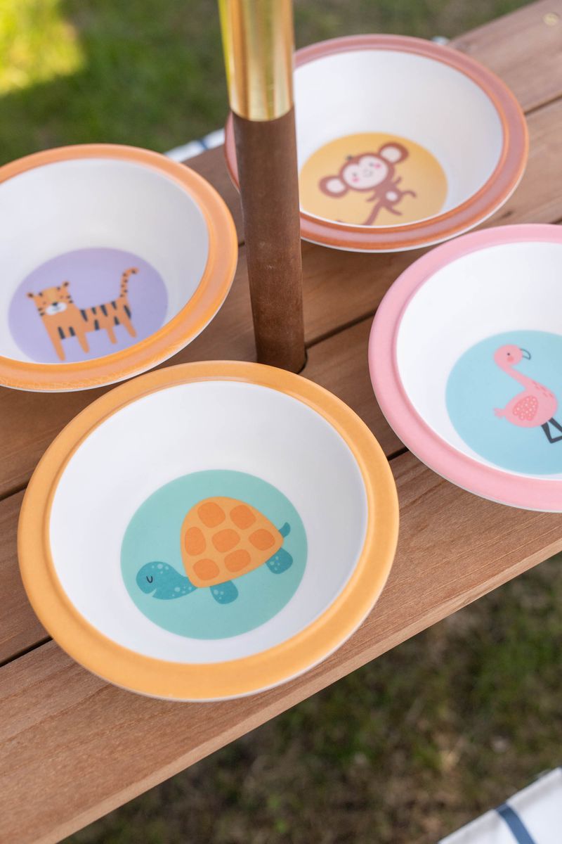 Play barneskål – 400 ml – flamingo