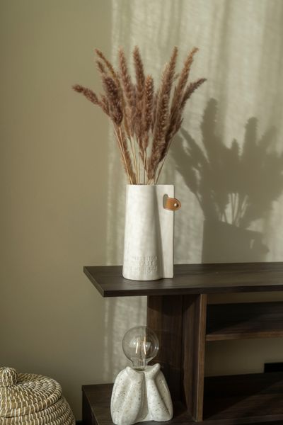 Hovedbilde Vase - 13x10,5x24cm - Hvit