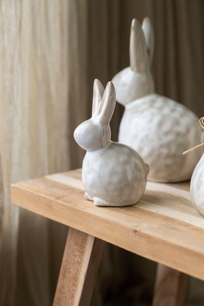 Hovedbilde Collette - Sittende kanin – 13 cm – ...