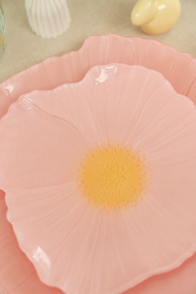 Valmue Tallerken 21cm - Rosa