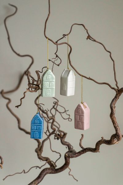 Hovedbilde Påskepynt - Hus Blå