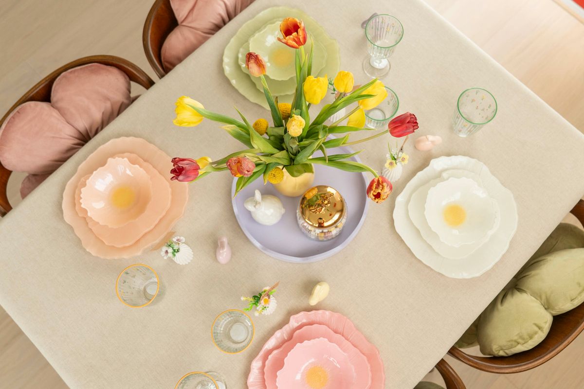 Valmue Tallerken 21cm - Fersken