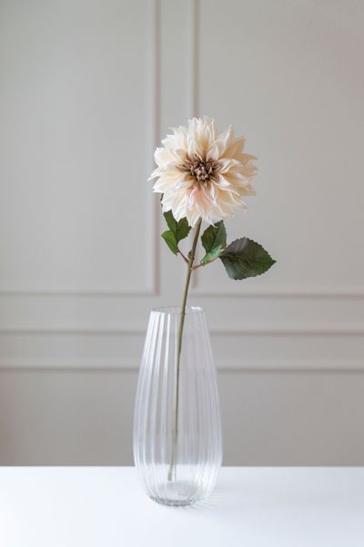 Hovedbilde Kunstig Blomst Georgine 73cm - Hvit