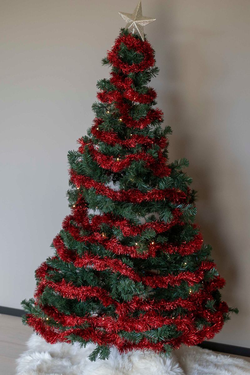 Girlander på Rull 20m Rød