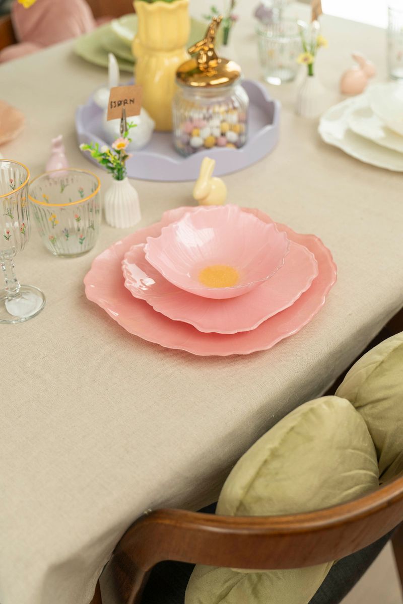 Valmue Tallerken 21cm - Rosa