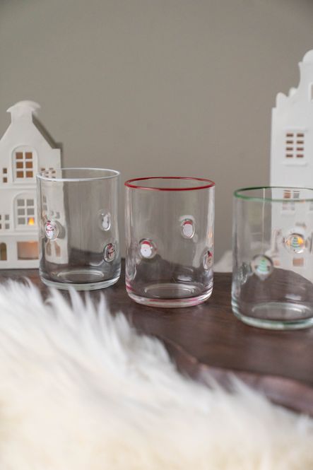 Hovedbilde Xmas Vannglass 410ml - Nisse