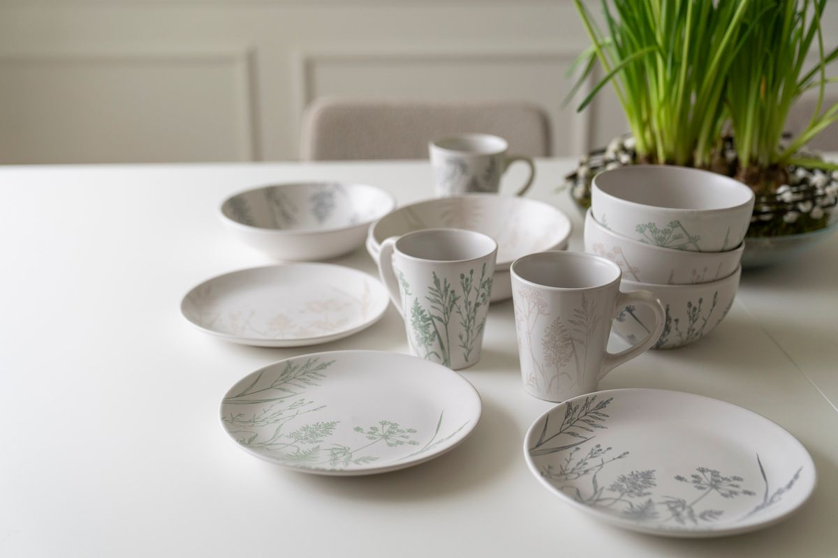 Blomstereng - Skål 20cm Beige