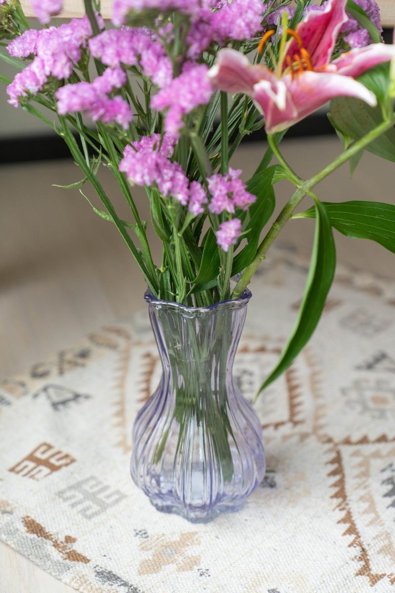 Glassvase – lilla