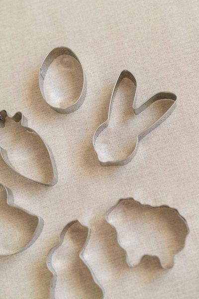 Hovedbilde Påske Kakeutstikkere i stål – sett med 6