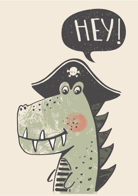Hovedbilde Poster - Dino Pirat 