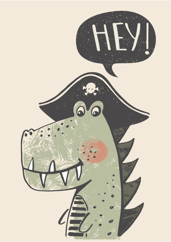 Poster - Dino Pirat 