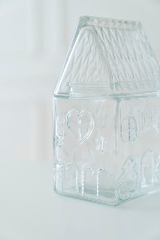 Glasskrukke Hus 1,5L