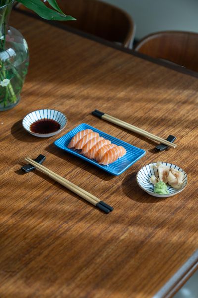 Hovedbilde Sushisett med brett og skåler – 7 deler