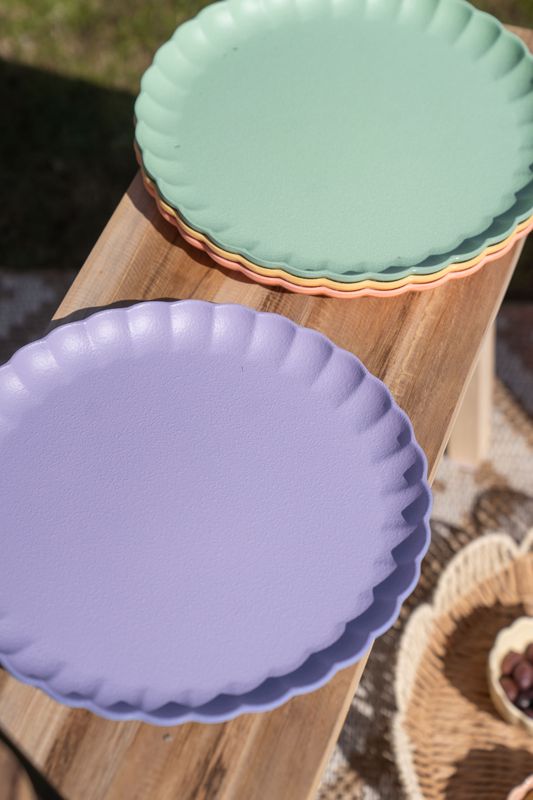 Soft tallerken – Ø27,5 cm – lilla