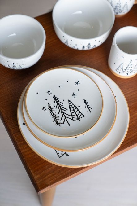 Hovedbilde Snøfnugg - Tallerken 16cm 