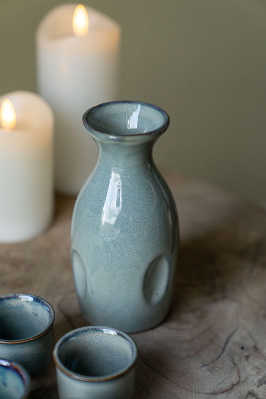 Sake Sett Blå