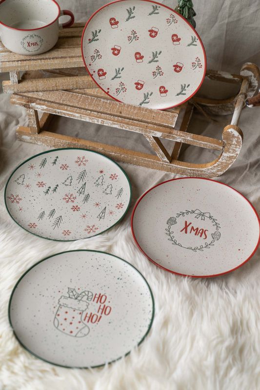 Julehilsen Tallerken 26,5cm - Vott