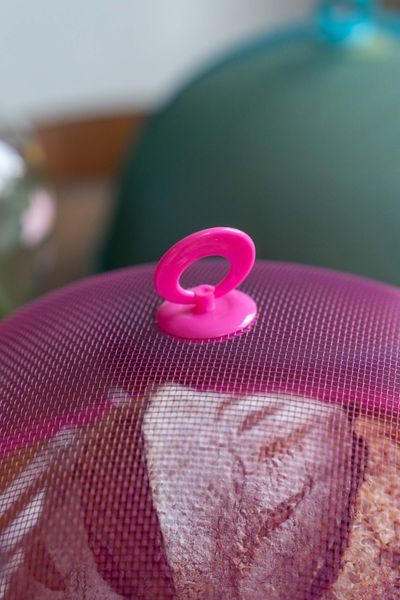 Hovedbilde Matdeksel metall – Ø35×H14 cm – Rosa
