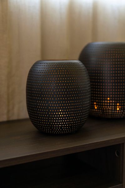 Hovedbilde Lyslykt 16x18cm Svart