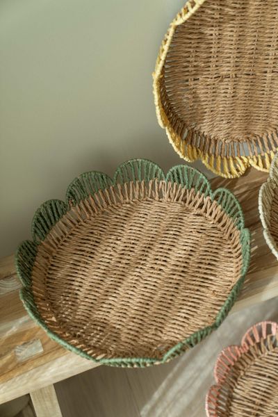 Hovedbilde Brett blomst – Ø37 cm – Grønn
