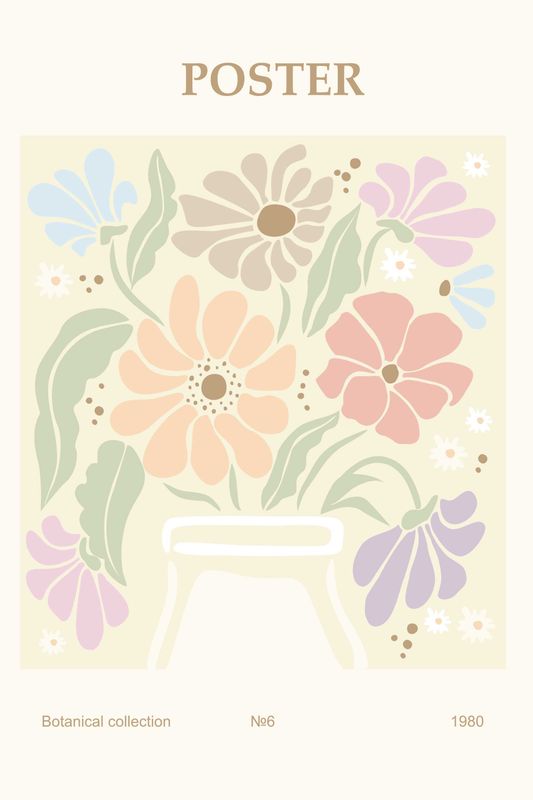 Poster - Botanisk Blomst 2
